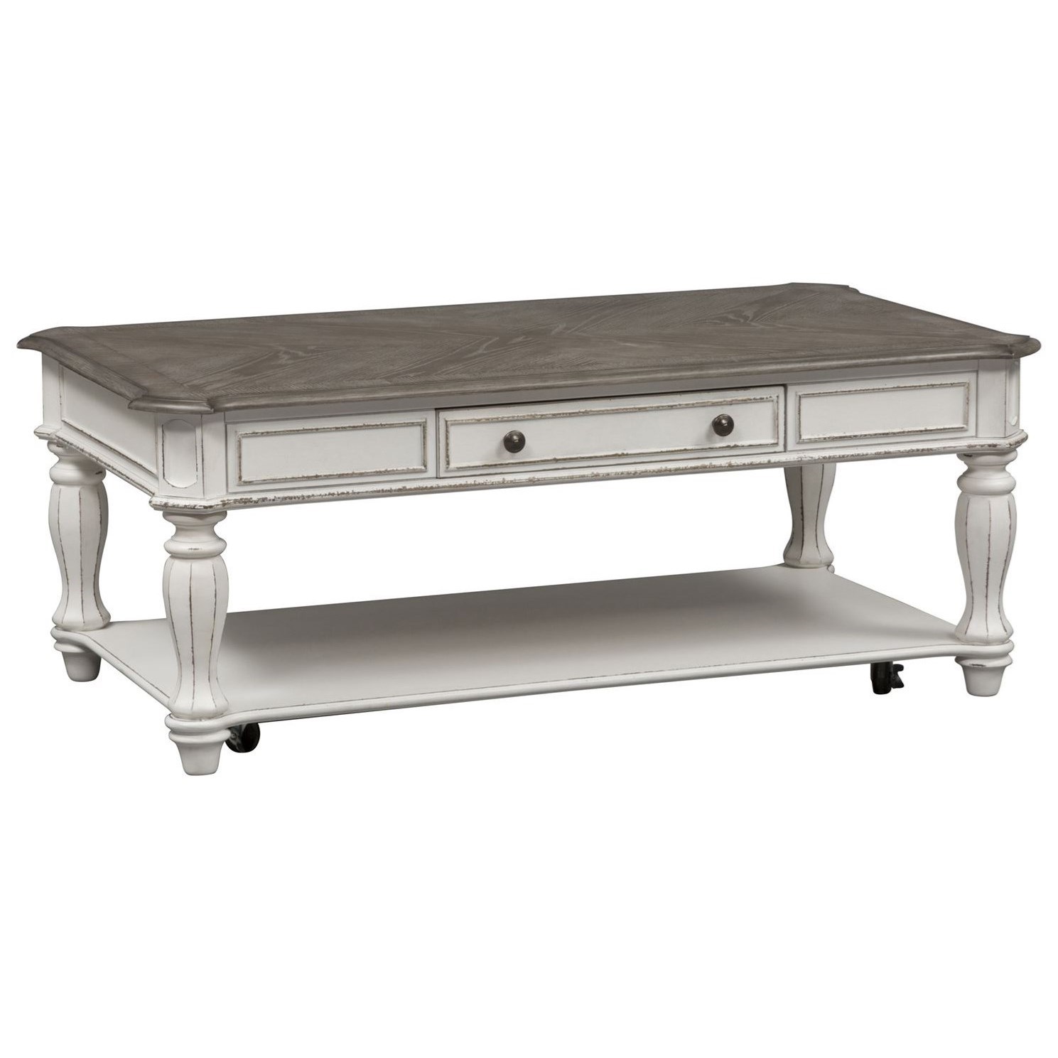Liberty Furniture Magnolia Manor Rectangular Cocktail Table with